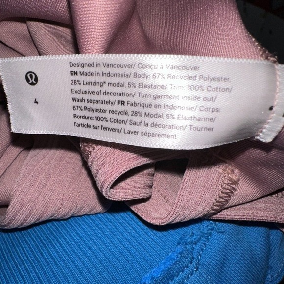 Lululemon Ribbed Softstreme Relaxed-Fit T-Shirt‎ Twilight Rose size 4 - Picture 5 of 8